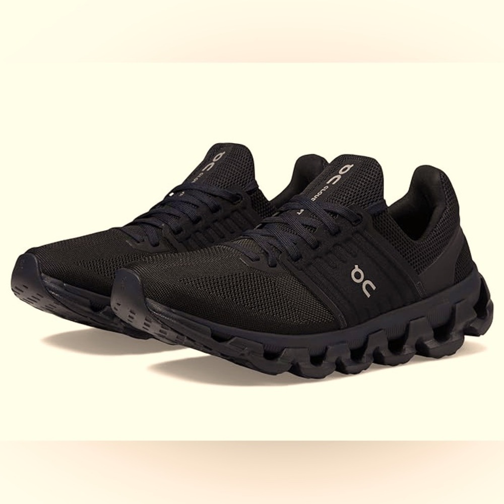 On Running Women's Cloudstratus Athletic Shoes in Black